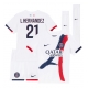 Paris Saint-Germain Lucas Hernandez #21 Replike Gostujuci Dres za djecu 2025-26 Kratak Rukav (+ Kratke hlače)